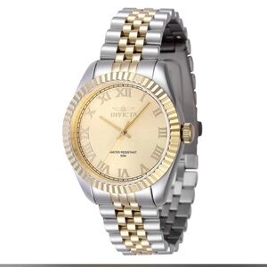 Invicta 36 mm Specialty Windsor Men or Women's Watch - Gold, Steel (47416)